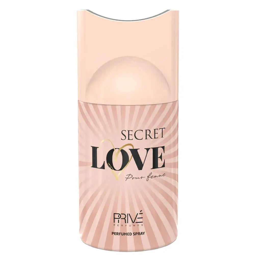 PRIVE Secret Love Perfume Deodorant 250ml 6x PACK - Ivory Luxe