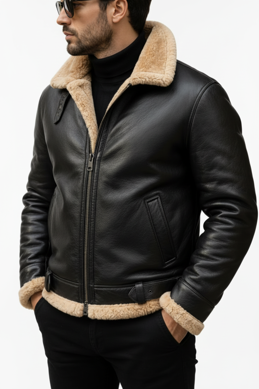Shearling Jacket – Front, New Model
