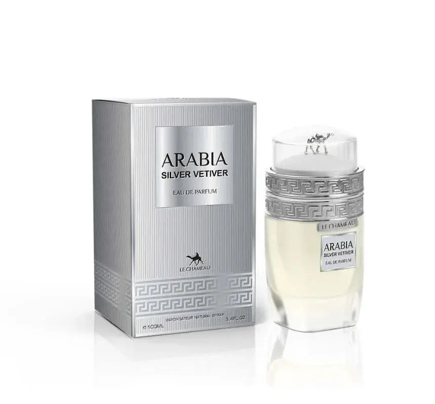 LE CHAMEAU ARABIA SILVER VETIVER (Pour Homme ) 100ml - Ivory Luxe