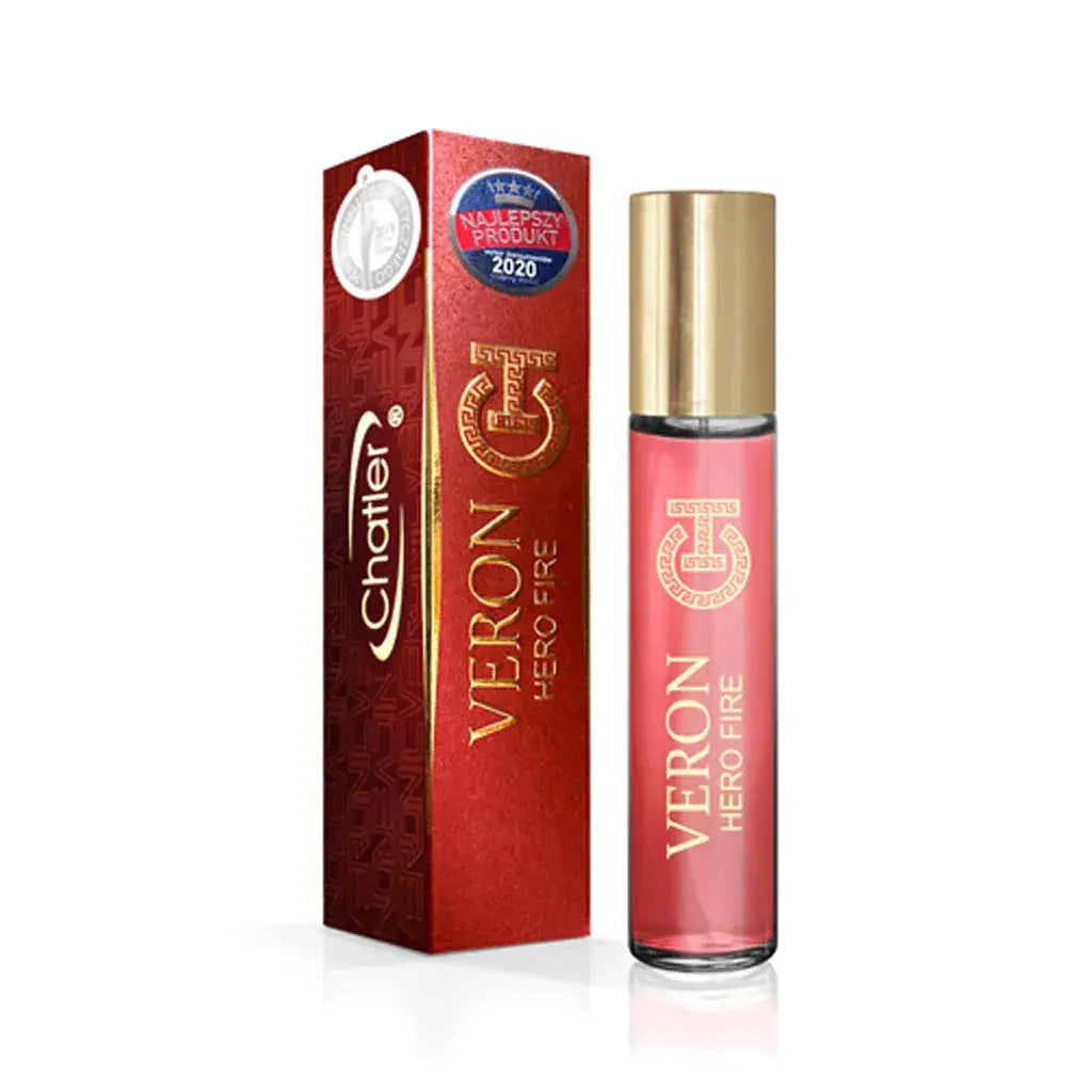 CHATLER Veron Hero Fire Eau De Parfum 5 x 30ml Plus 1 free tester - Ivory Luxe