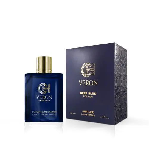 CHATLER VERON DEEP BLUE POUR HOMME 100ml Eau De Parfum | Men's Fragrance - Ivory Luxe