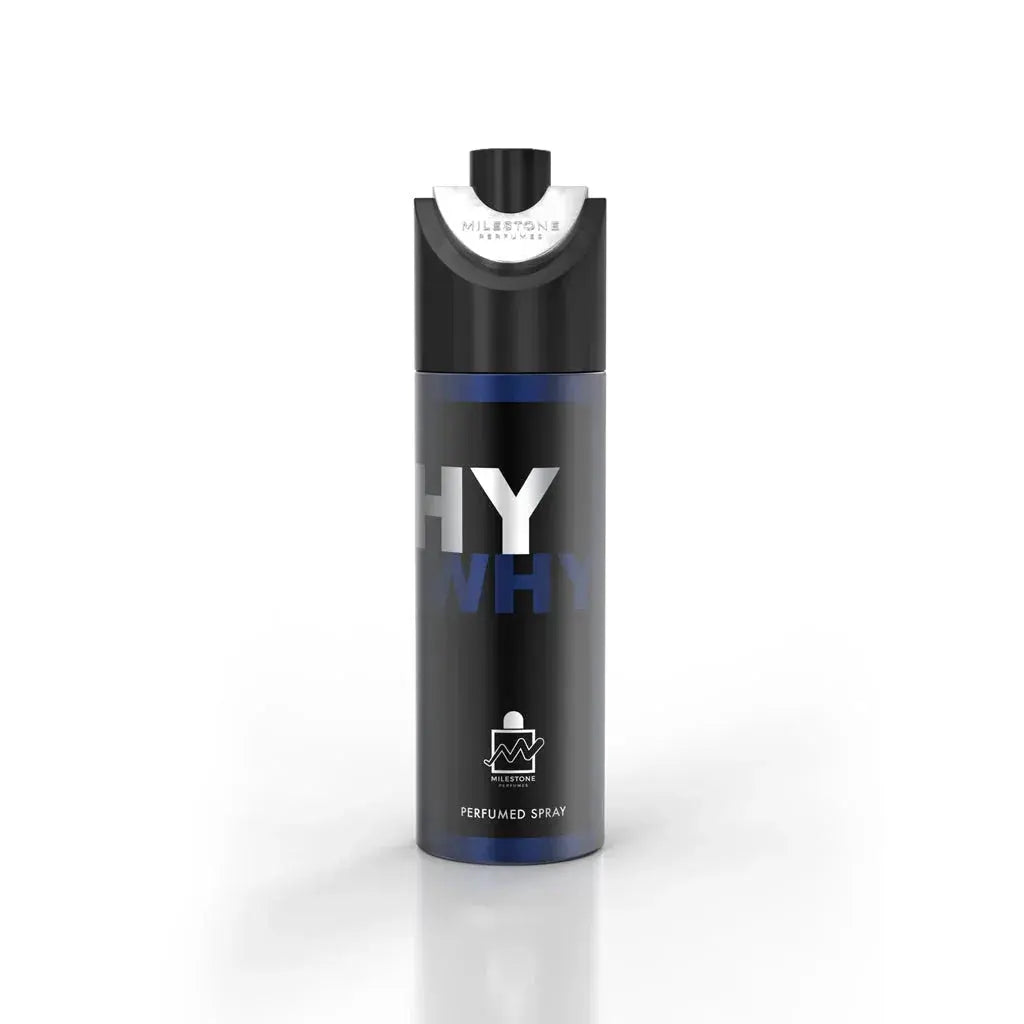 MILESTONE Why (Pour Homme) - 200ML Deodorant - 6 Pack - Ivory Luxe