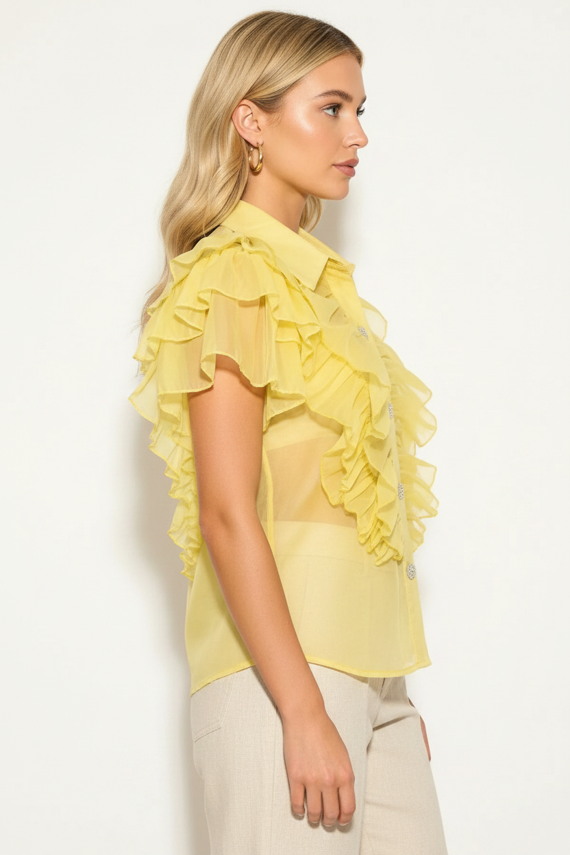 Yellow Blouse Side View